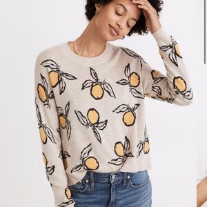 Madewell Tangerine Sweater